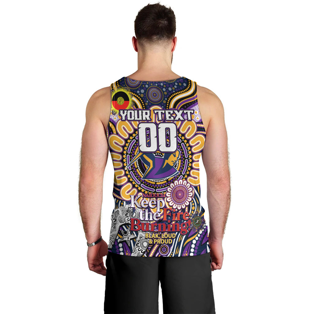 Custom NAIDOC Week 2024 Storm Men Tank Top Mascot Rugby - Vibe Hoodie Shop