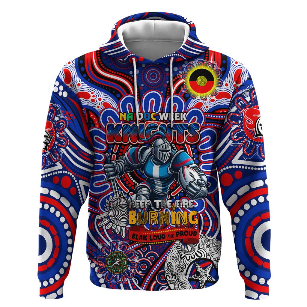 Custom NAIDOC Week 2024 Knights Hoodie Mascot Rugby - Vibe Hoodie Shop