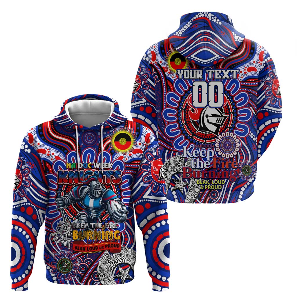 Custom NAIDOC Week 2024 Knights Hoodie Mascot Rugby - Vibe Hoodie Shop