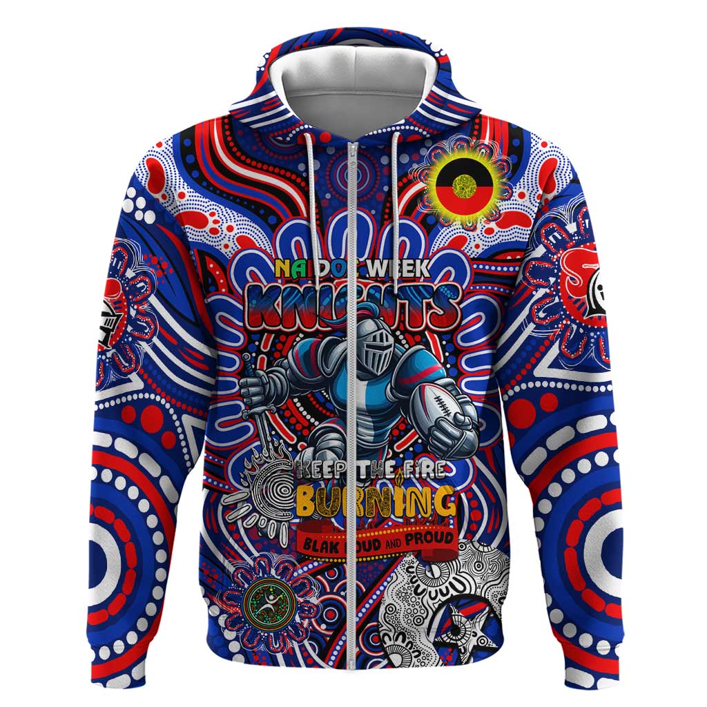 Custom NAIDOC Week 2024 Knights Hoodie Mascot Rugby - Vibe Hoodie Shop