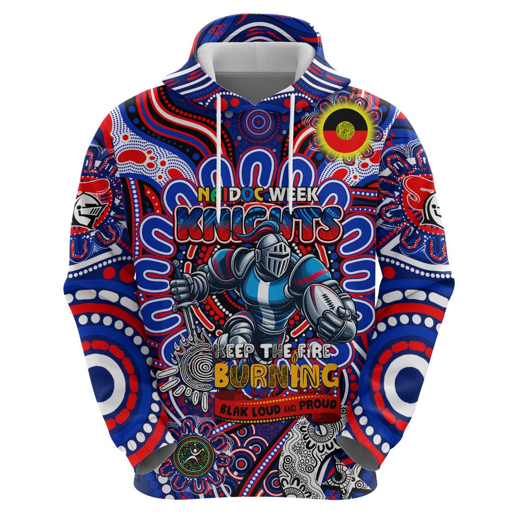 Custom NAIDOC Week 2024 Knights Hoodie Mascot Rugby - Vibe Hoodie Shop