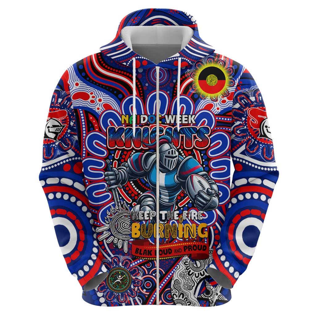 Custom NAIDOC Week 2024 Knights Hoodie Mascot Rugby - Vibe Hoodie Shop