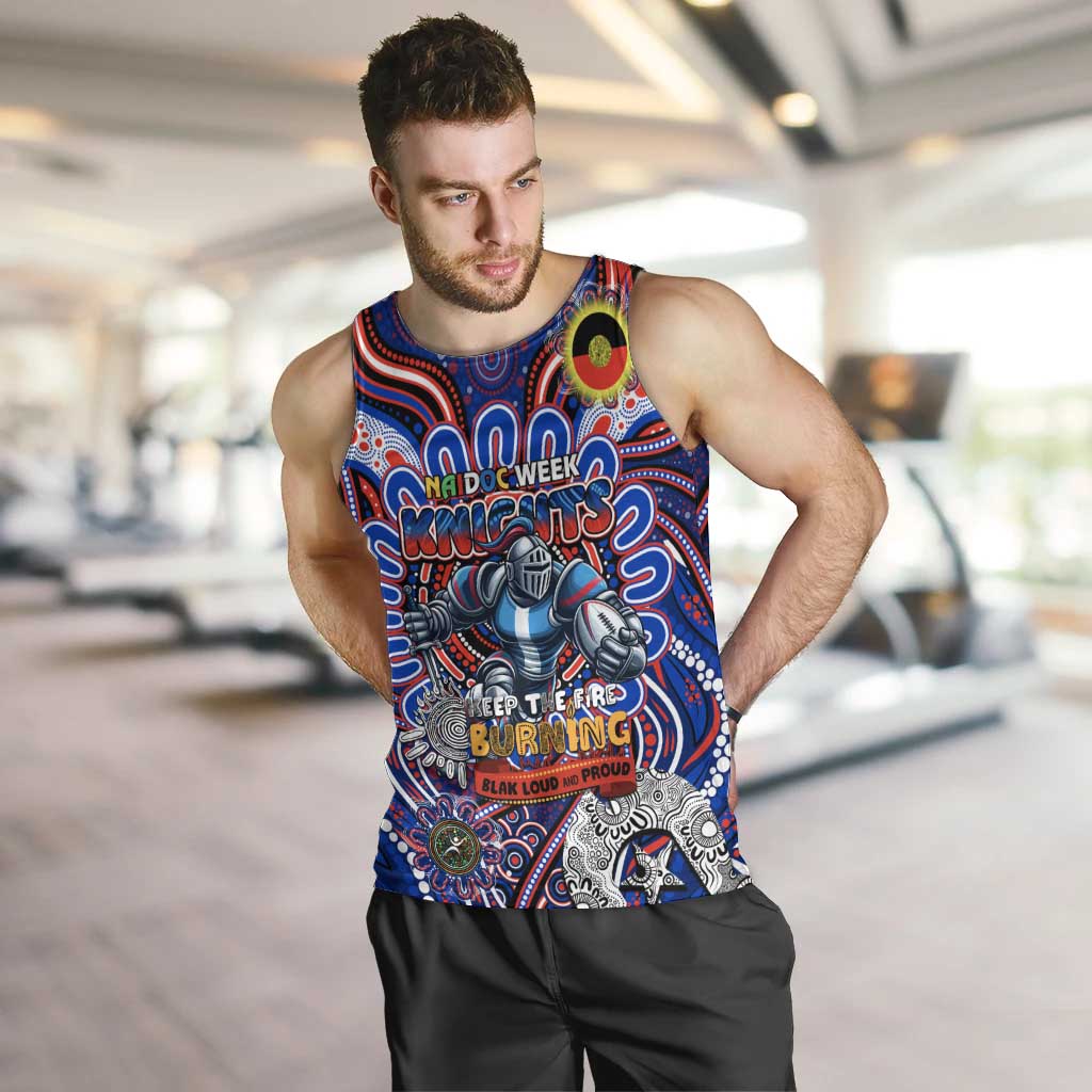 Custom NAIDOC Week 2024 Knights Men Tank Top Mascot Rugby - Vibe Hoodie Shop