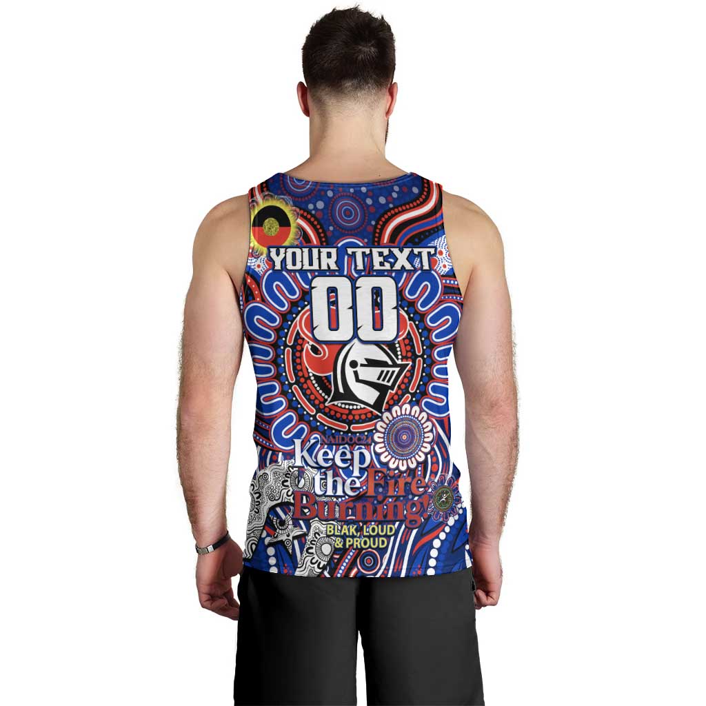 Custom NAIDOC Week 2024 Knights Men Tank Top Mascot Rugby - Vibe Hoodie Shop