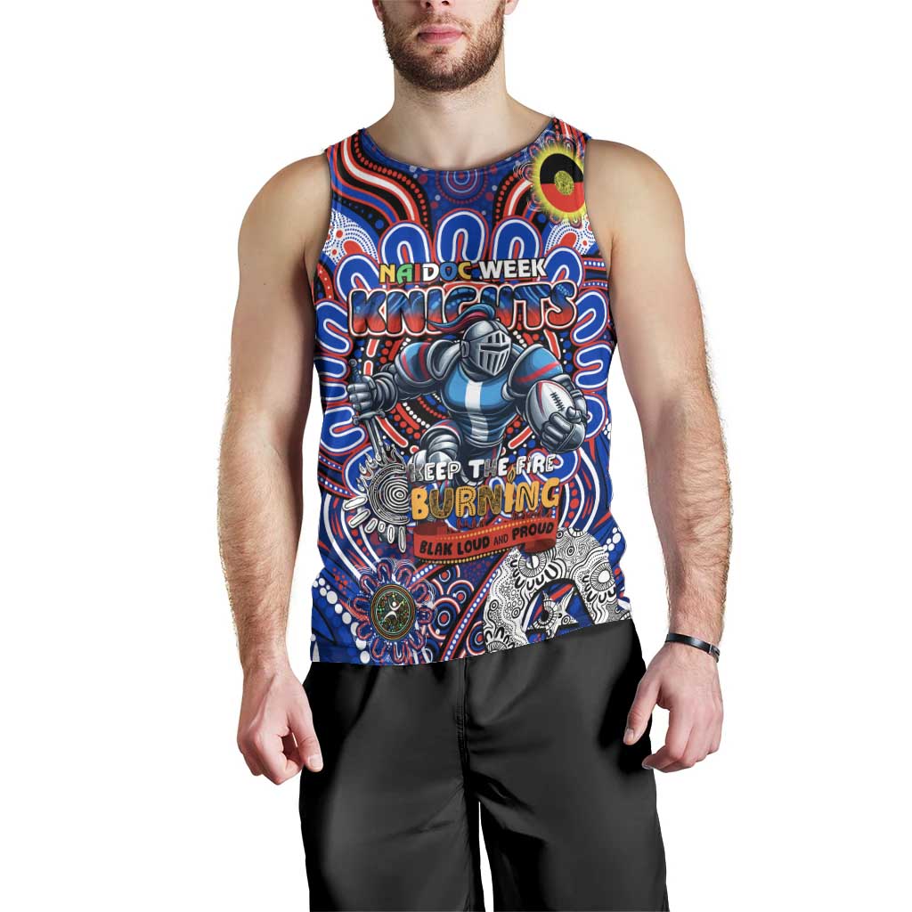 Custom NAIDOC Week 2024 Knights Men Tank Top Mascot Rugby - Vibe Hoodie Shop