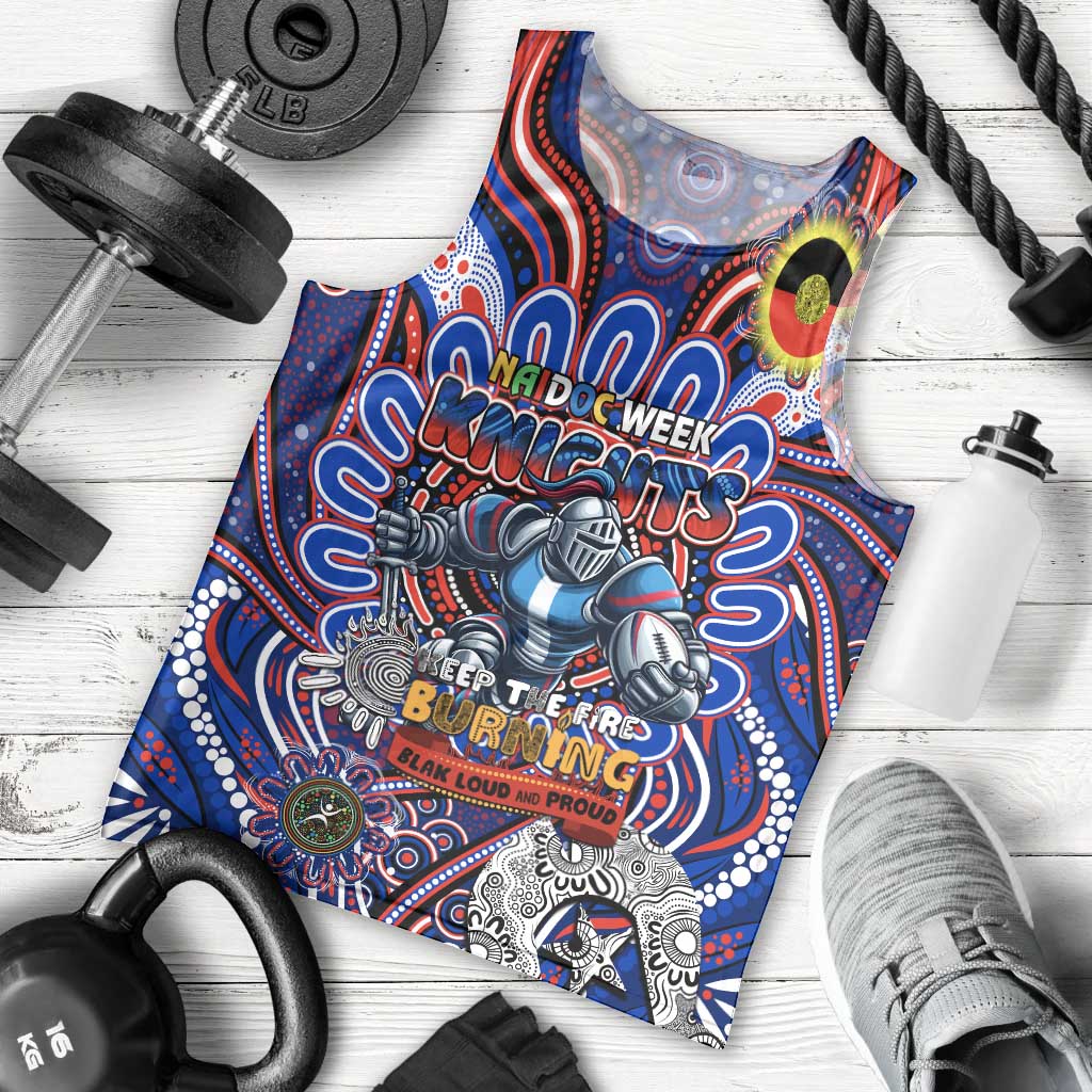 Custom NAIDOC Week 2024 Knights Men Tank Top Mascot Rugby - Vibe Hoodie Shop