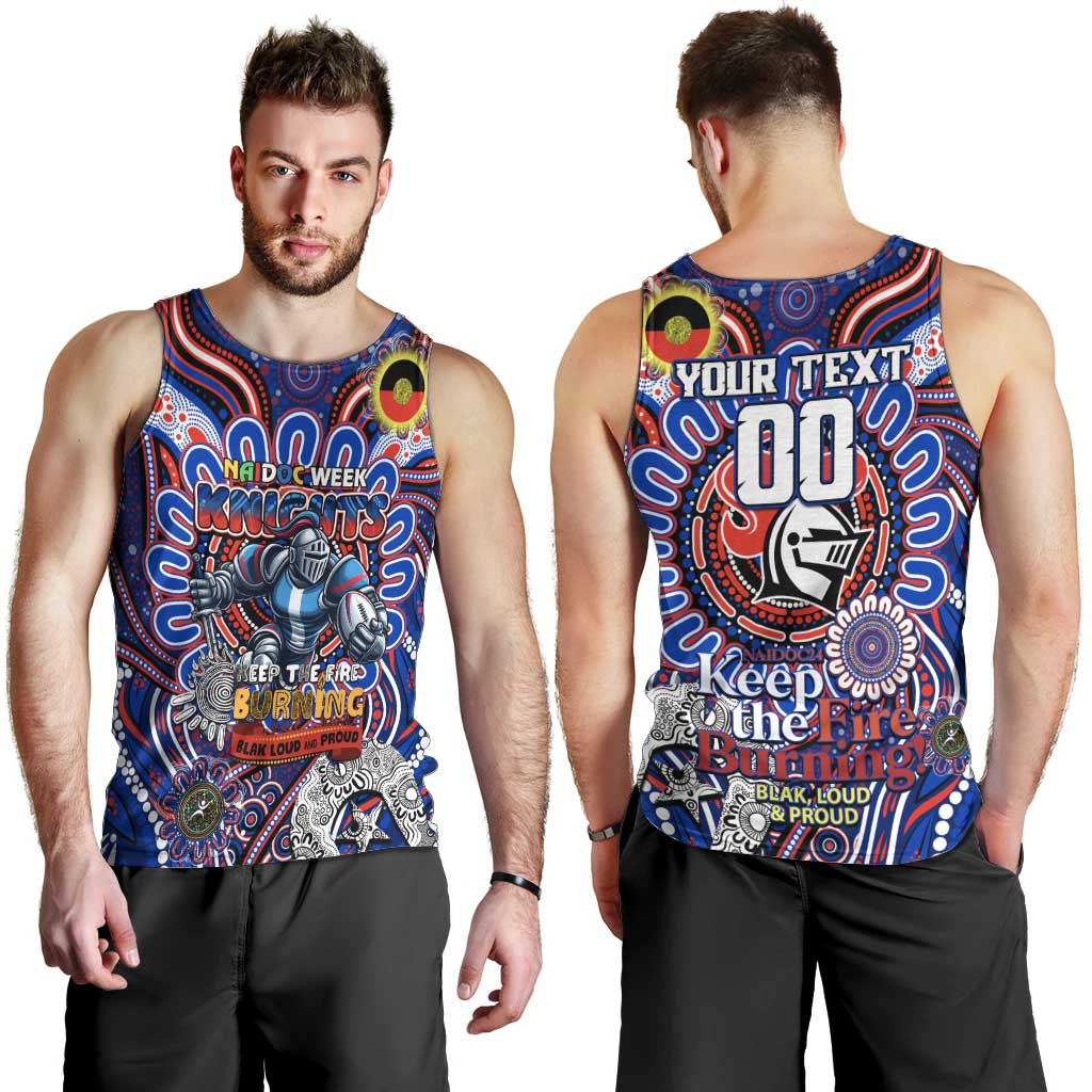 Custom NAIDOC Week 2024 Knights Men Tank Top Mascot Rugby - Vibe Hoodie Shop