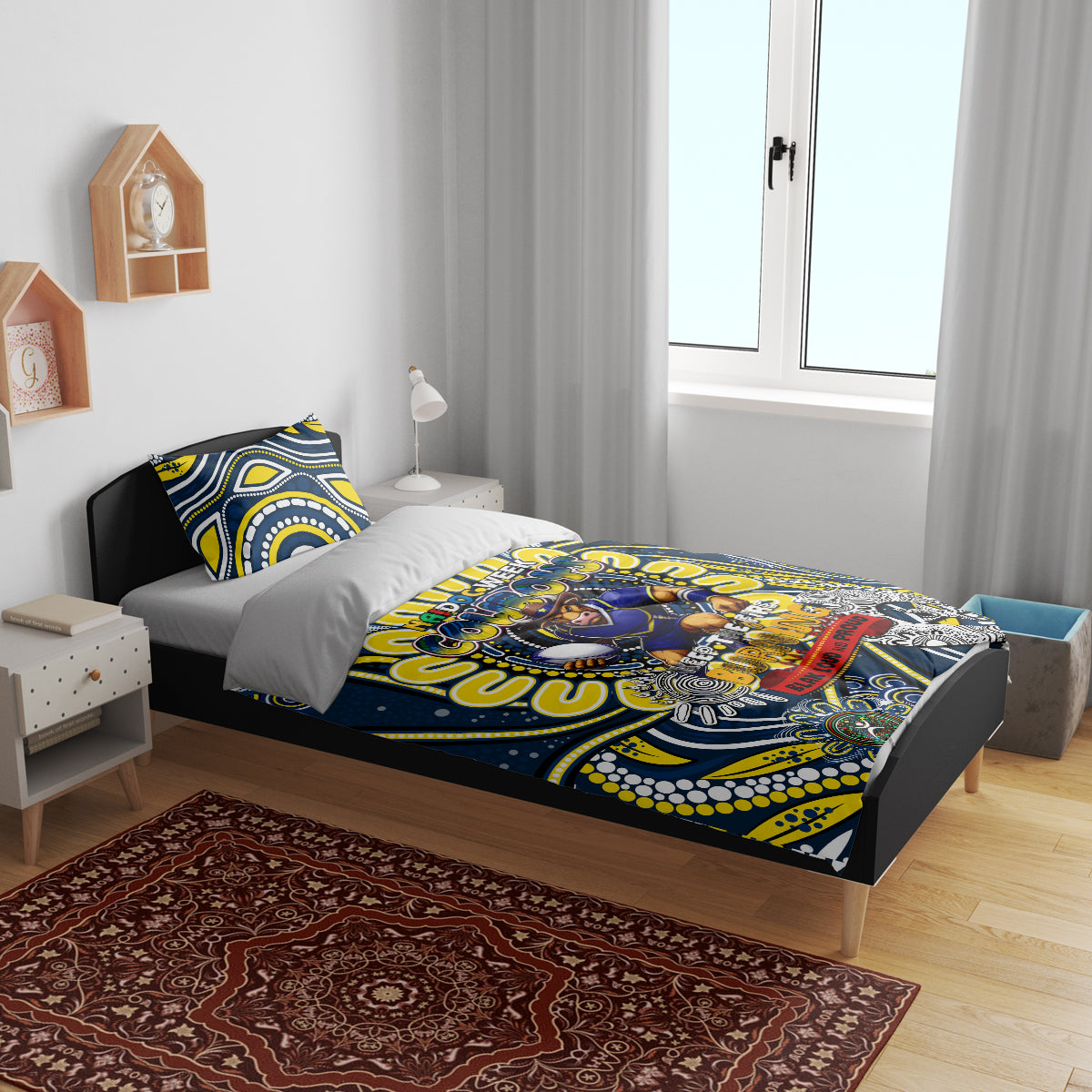 NAIDOC Week 2024 Cowboys Bedding Set Mascot Rugby - Vibe Hoodie Shop