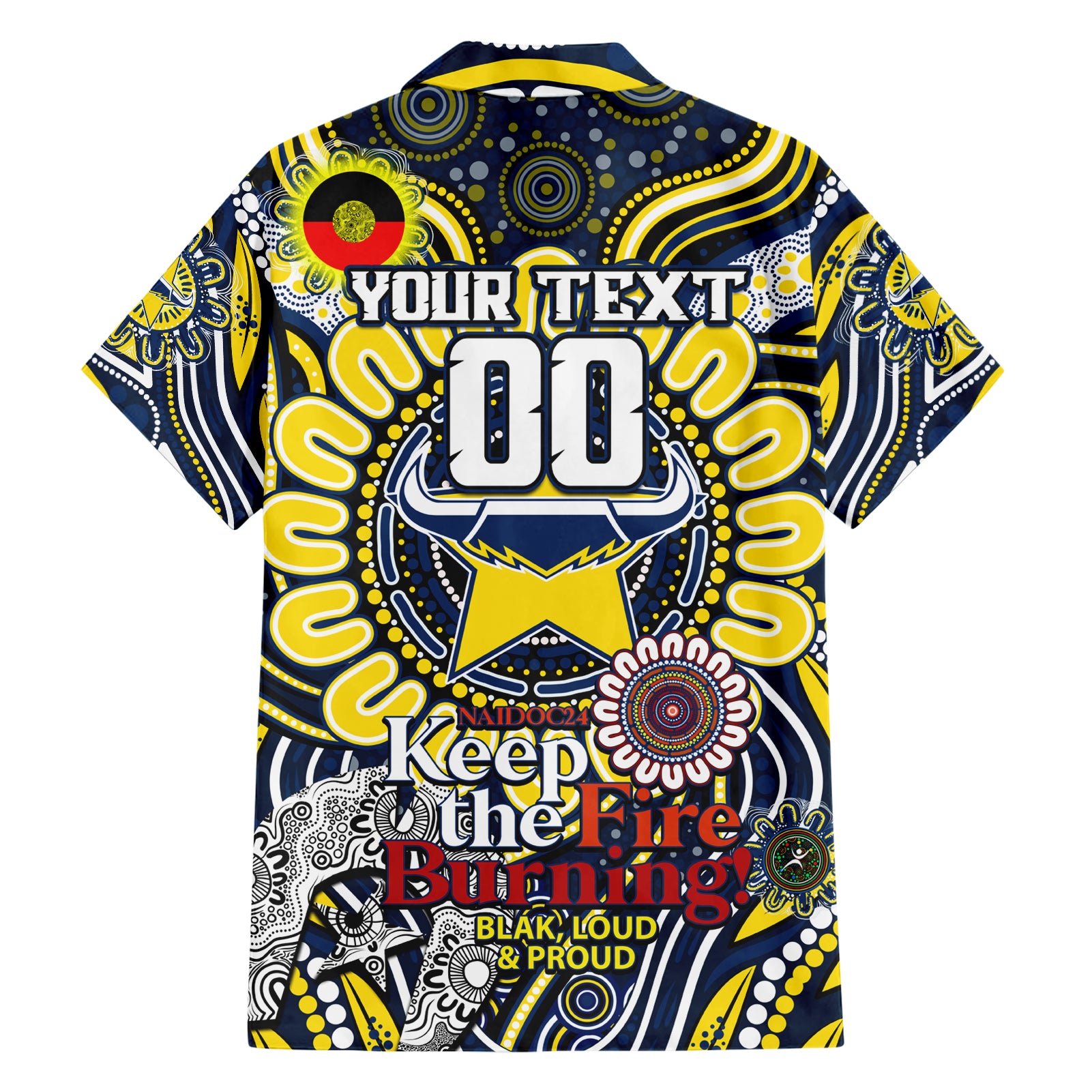 Custom NAIDOC Week 2024 Cowboys Hawaiian Shirt Mascot Rugby - Vibe Hoodie Shop