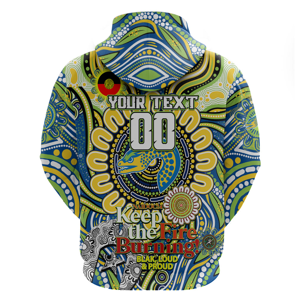 Custom NAIDOC Week 2024 Eels Hoodie Mascot Rugby - Vibe Hoodie Shop