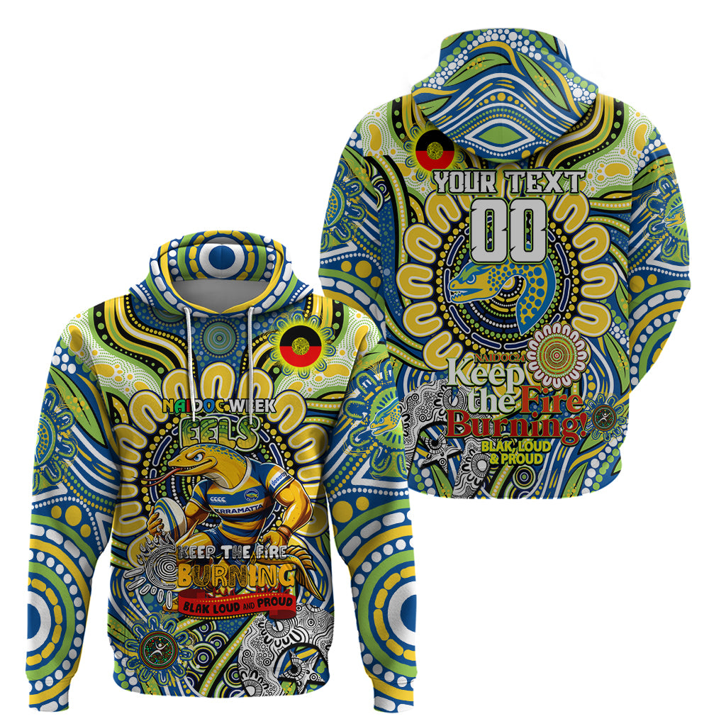 Custom NAIDOC Week 2024 Eels Hoodie Mascot Rugby - Vibe Hoodie Shop