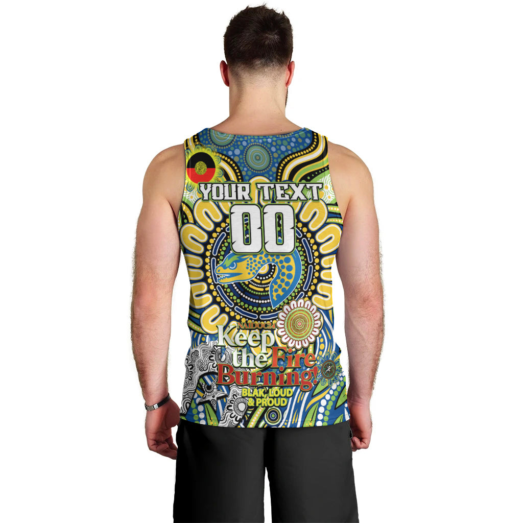 Custom NAIDOC Week 2024 Eels Men Tank Top Mascot Rugby - Vibe Hoodie Shop