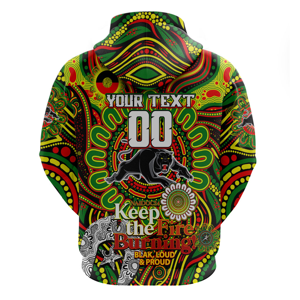 Custom NAIDOC Week 2024 Panthers Hoodie Mascot Rugby - Vibe Hoodie Shop