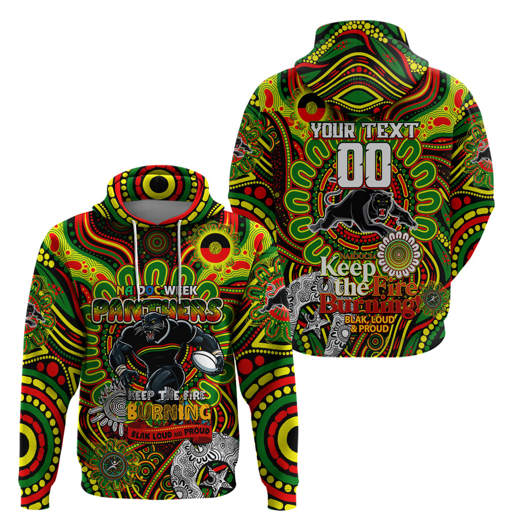Custom NAIDOC Week 2024 Panthers Hoodie Mascot Rugby - Vibe Hoodie Shop
