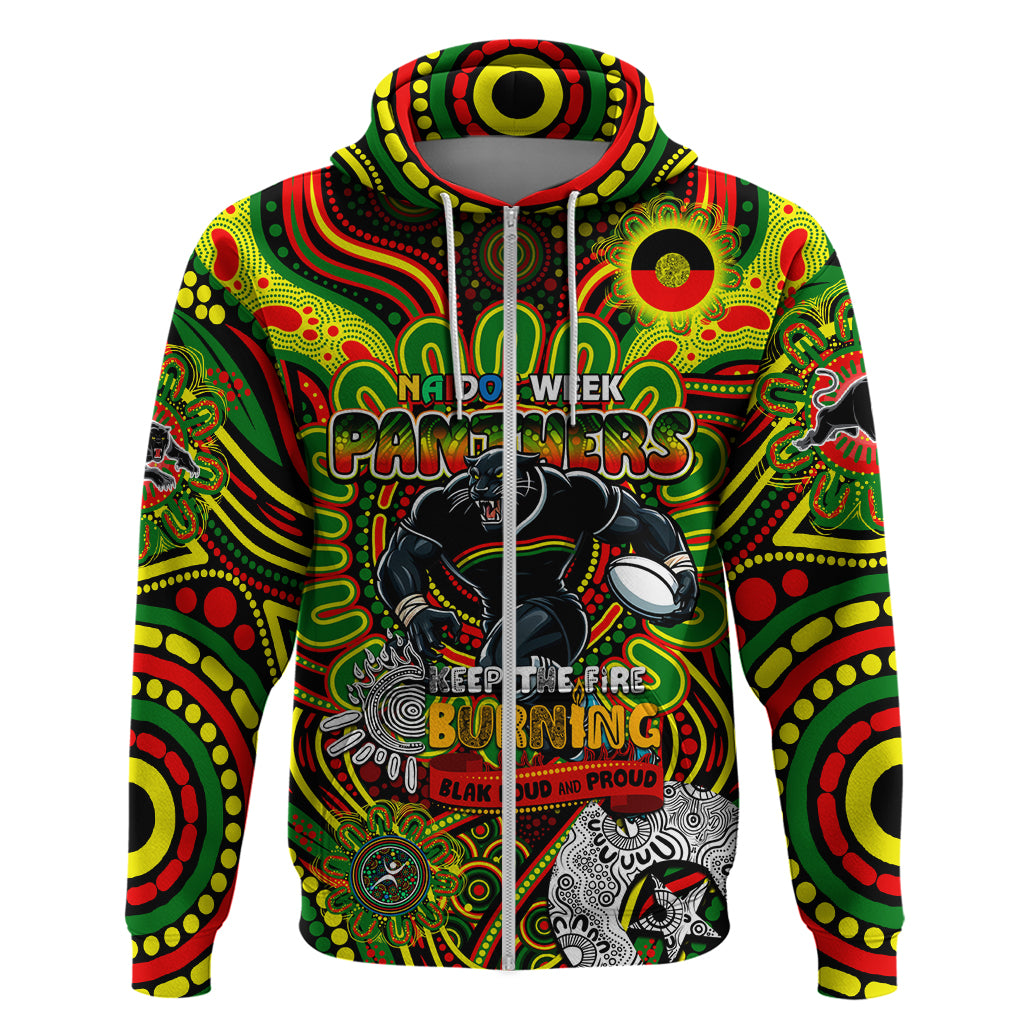 Custom NAIDOC Week 2024 Panthers Hoodie Mascot Rugby - Vibe Hoodie Shop