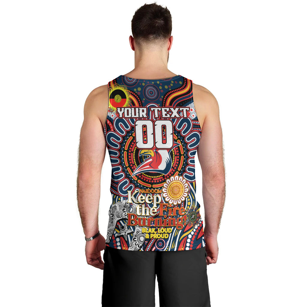Custom NAIDOC Week 2024 Roosters Men Tank Top Mascot Rugby - Vibe Hoodie Shop