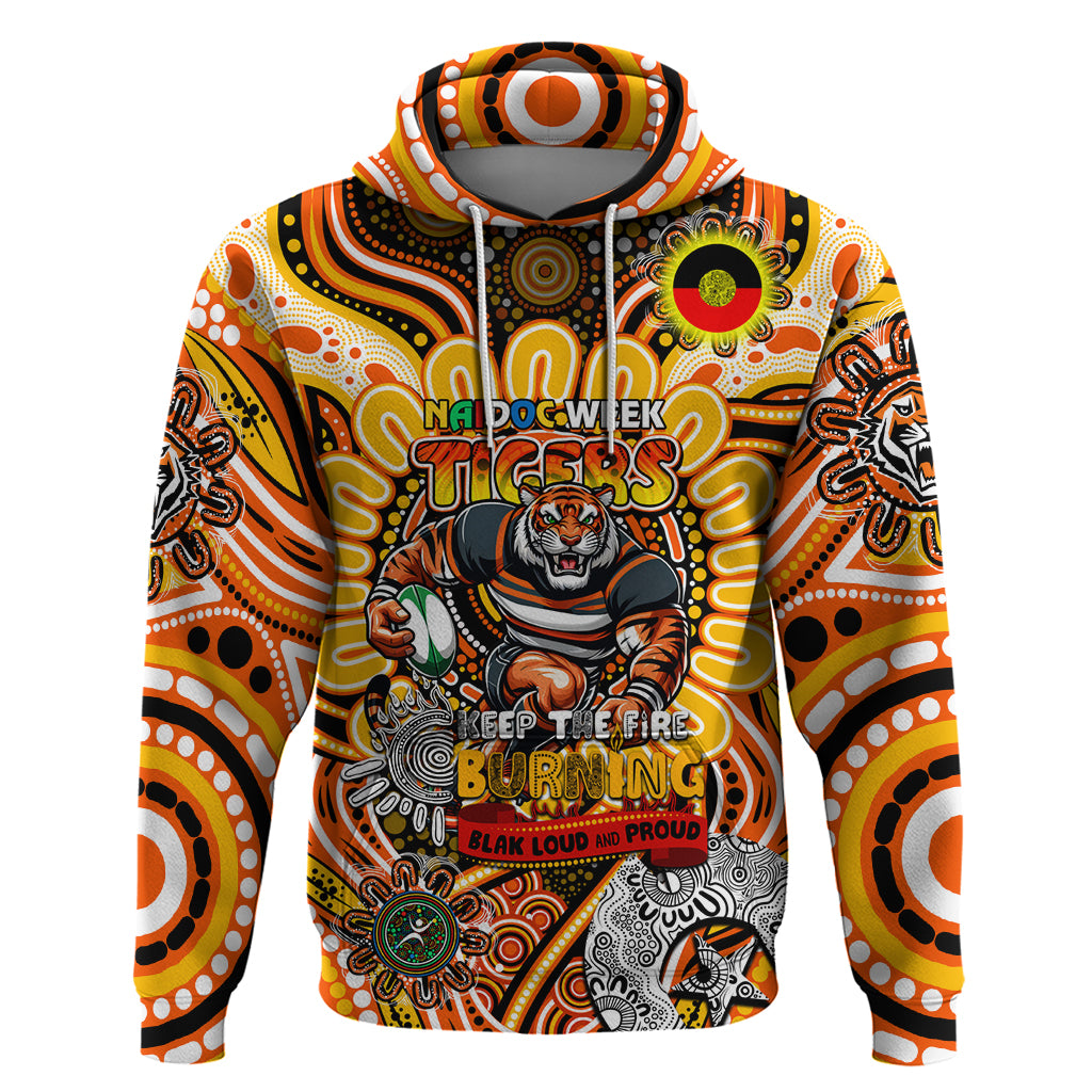 Custom NAIDOC Week 2024 Tigers Hoodie Mascot Rugby - Vibe Hoodie Shop
