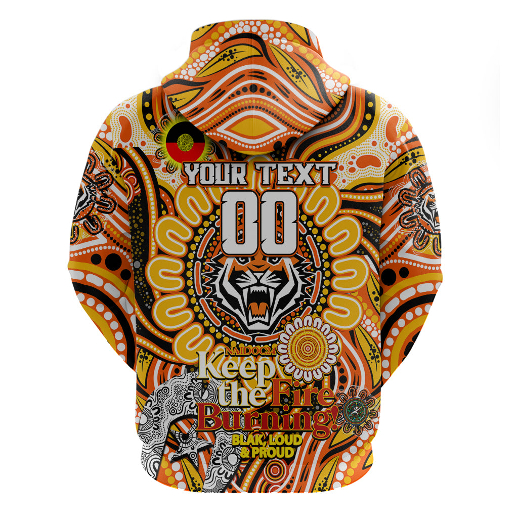 Custom NAIDOC Week 2024 Tigers Hoodie Mascot Rugby - Vibe Hoodie Shop