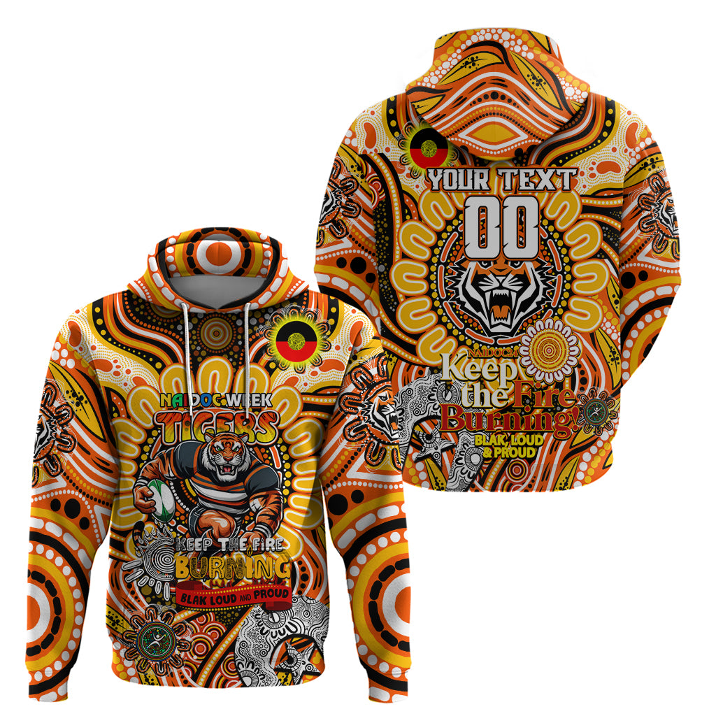 Custom NAIDOC Week 2024 Tigers Hoodie Mascot Rugby - Vibe Hoodie Shop