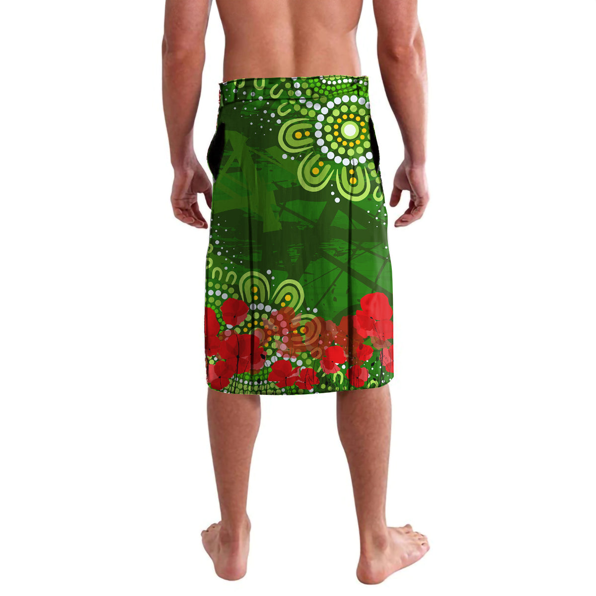 Personalised Australia Rugby Raiders ANZAC Lavalava Canberra Scratch Style DT02