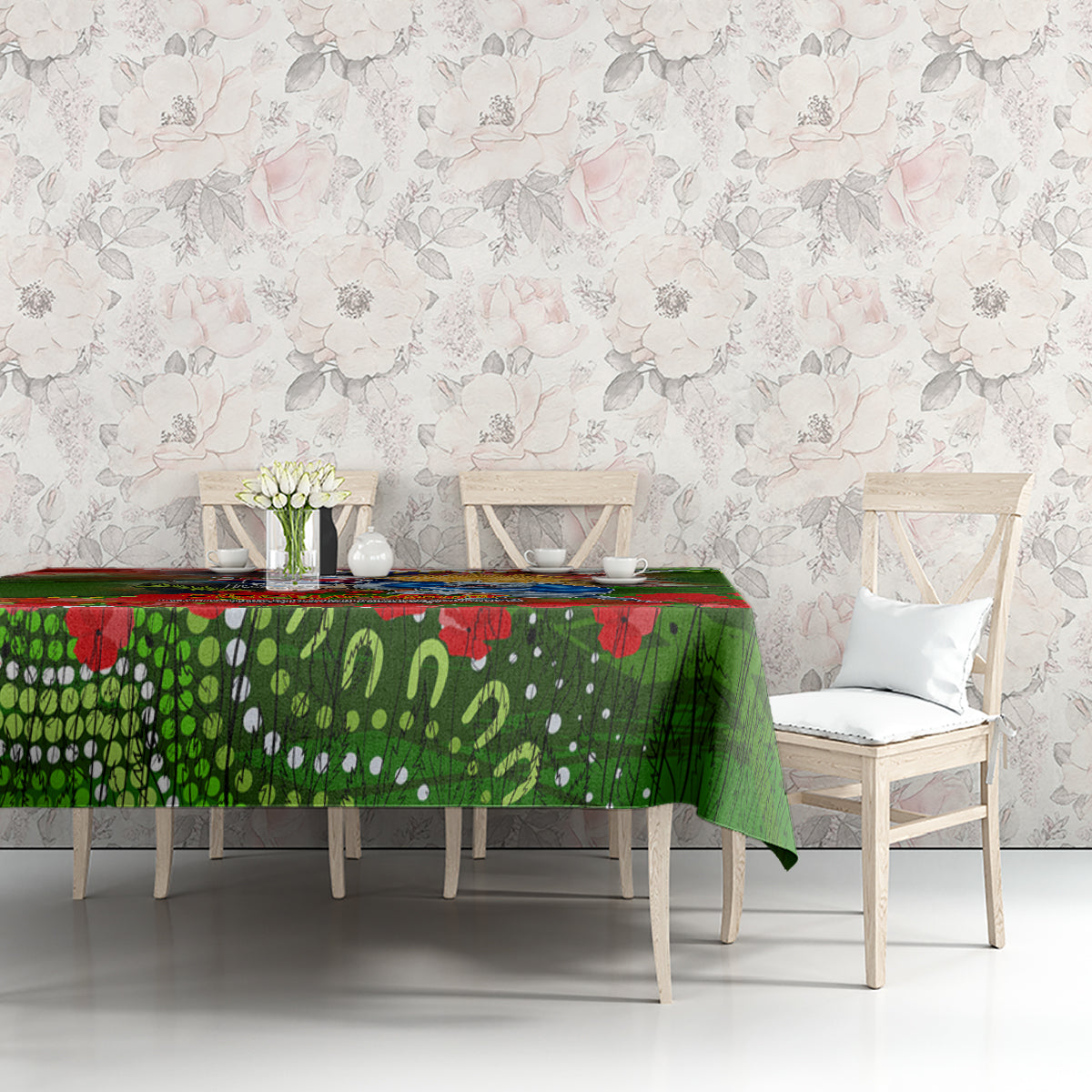 Personalised Australia Rugby Raiders ANZAC Tablecloth Canberra Scratch Style
