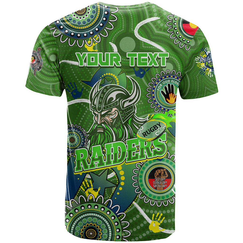 Personalised NAIDOC Week 2024 Raiders T Shirt Australia Fire Burning - Vibe Hoodie Shop