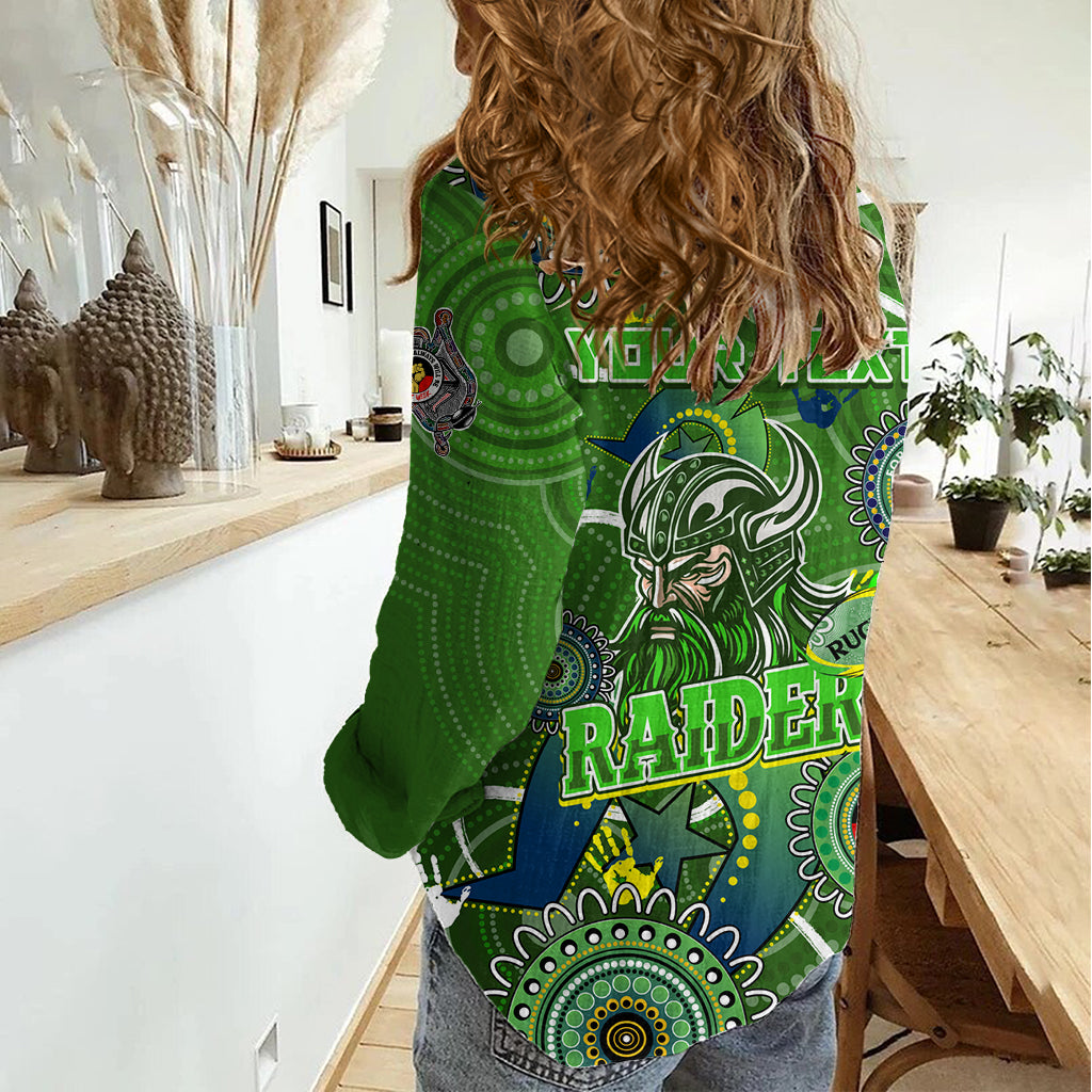 Personalised NAIDOC Week 2024 Raiders Women Casual Shirt Australia Fire Burning - Vibe Hoodie Shop