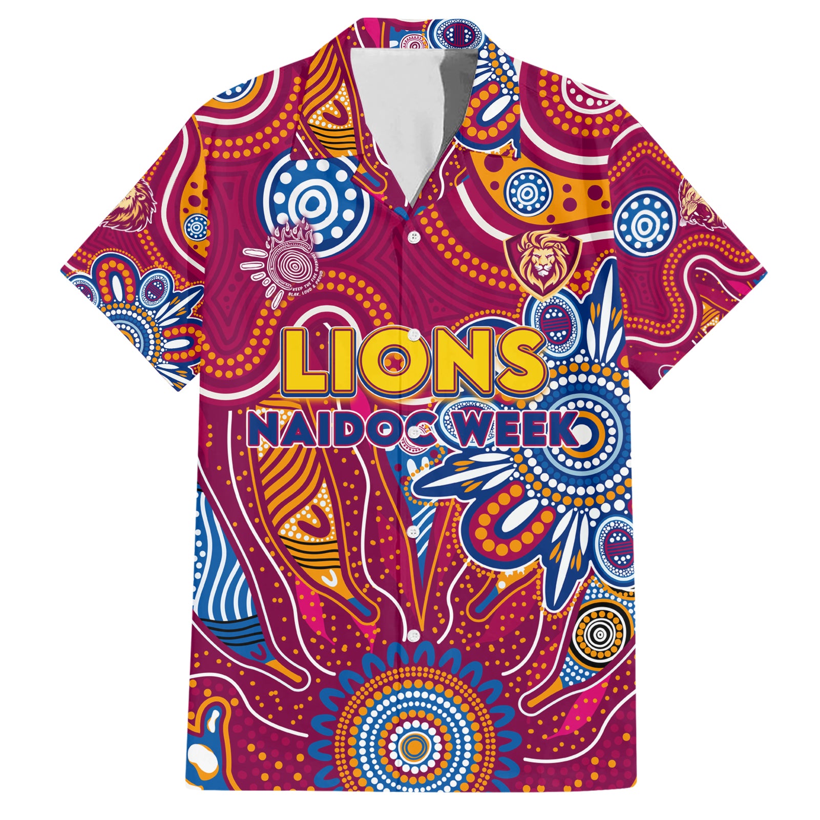 Personalised Crows NAIDOC Week 2024 Hawaiian Shirt Aussie Aboriginal Art - Vibe Hoodie Shop