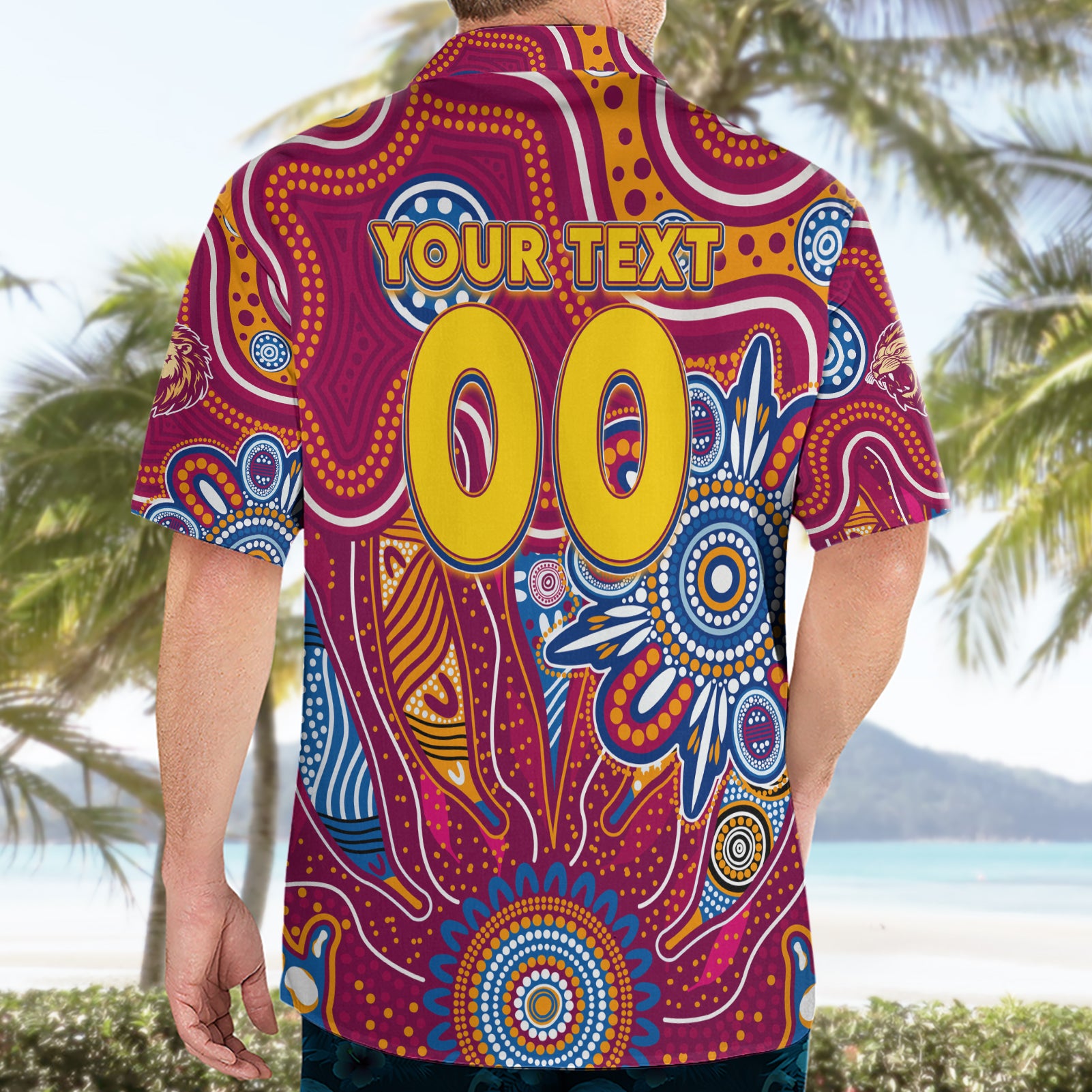 Personalised Crows NAIDOC Week 2024 Hawaiian Shirt Aussie Aboriginal Art - Vibe Hoodie Shop