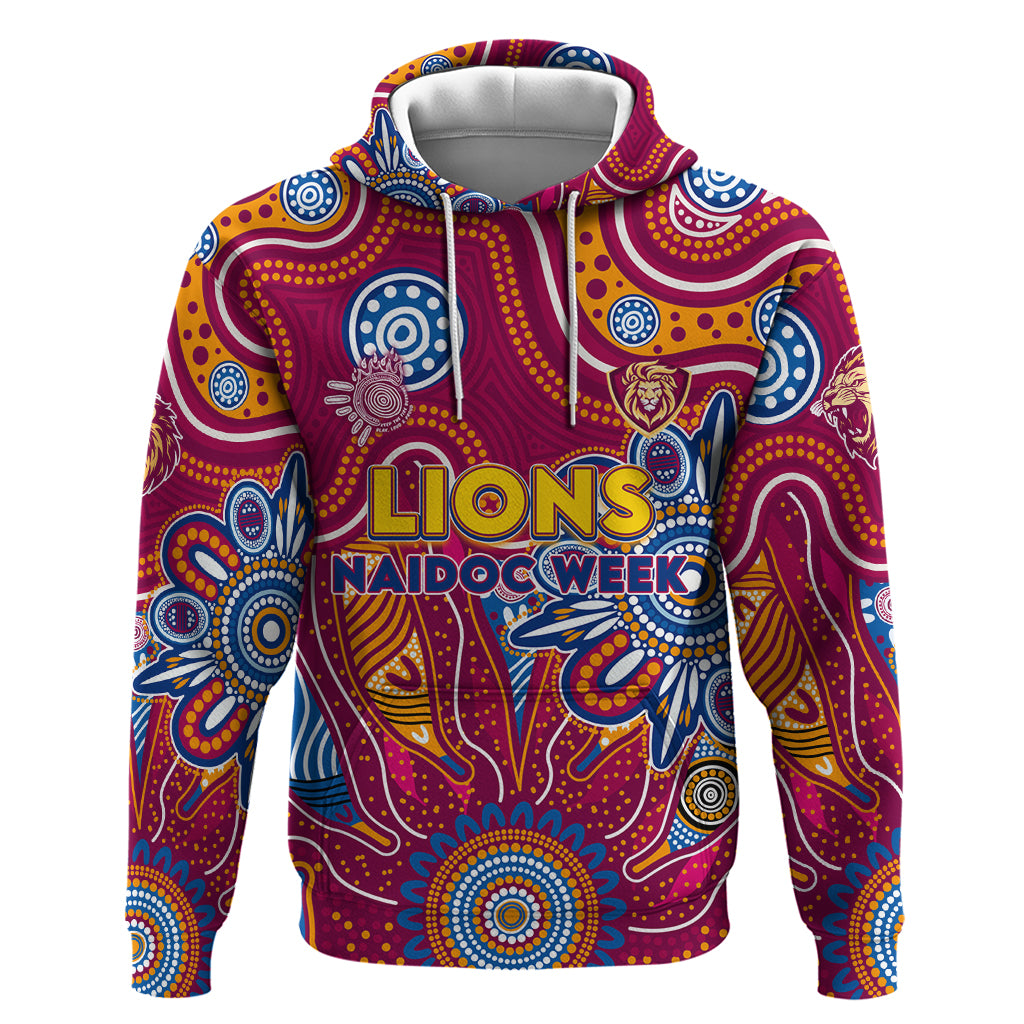 Personalised Crows NAIDOC Week 2024 Hoodie Aussie Aboriginal Art - Vibe Hoodie Shop