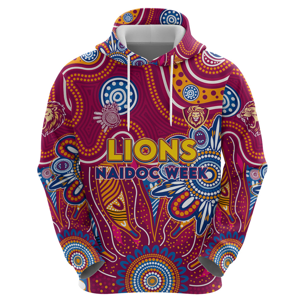 Personalised Crows NAIDOC Week 2024 Hoodie Aussie Aboriginal Art - Vibe Hoodie Shop