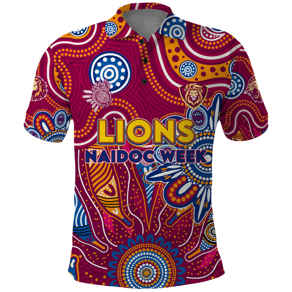 Personalised Crows NAIDOC Week 2024 Polo Shirt Aussie Aboriginal Art - Vibe Hoodie Shop