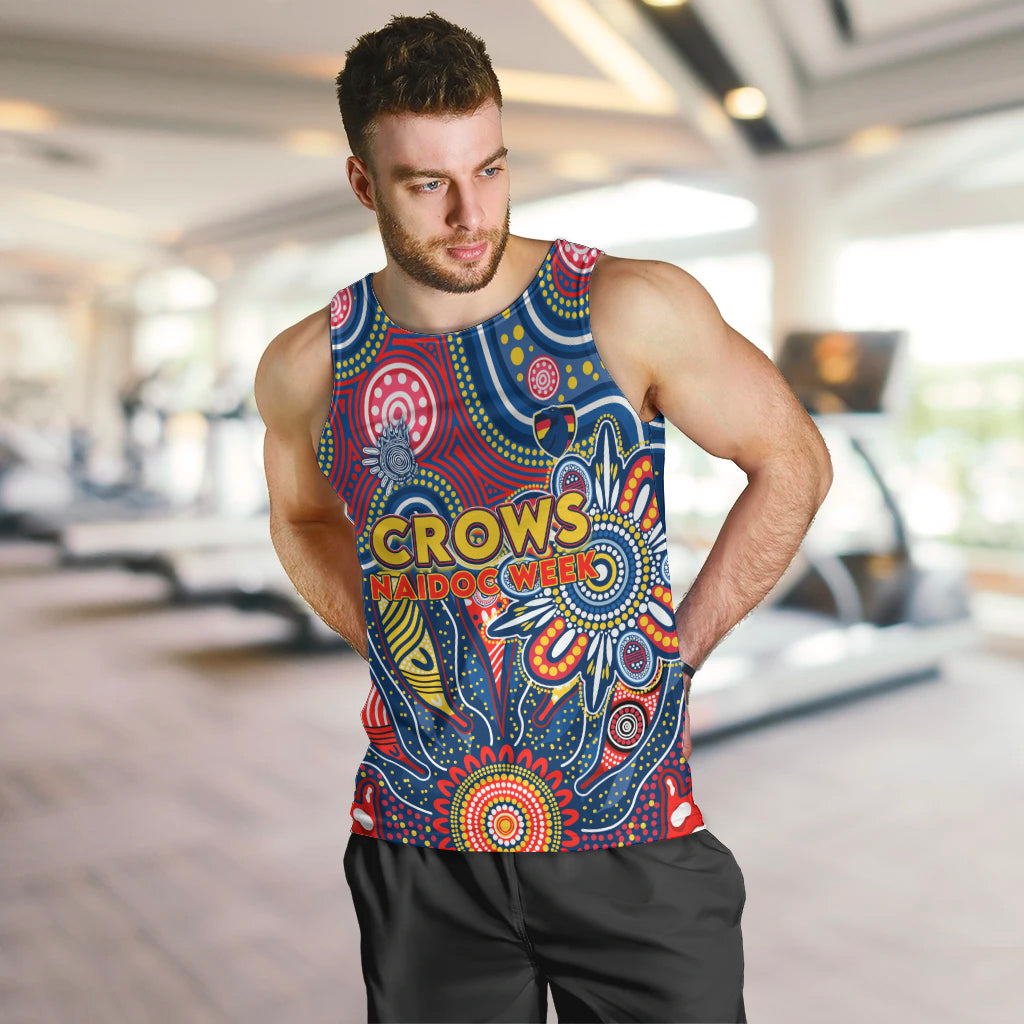 Personalised Lions NAIDOC Week 2024 Men Tank Top Aussie Aboriginal Art - Vibe Hoodie Shop