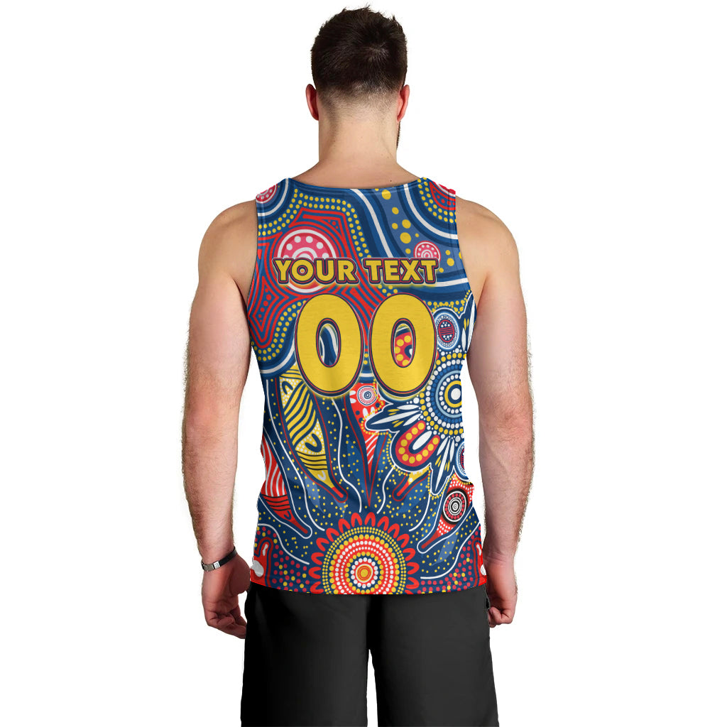 Personalised Lions NAIDOC Week 2024 Men Tank Top Aussie Aboriginal Art - Vibe Hoodie Shop