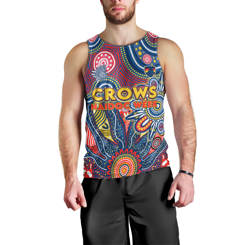 Personalised Lions NAIDOC Week 2024 Men Tank Top Aussie Aboriginal Art - Vibe Hoodie Shop