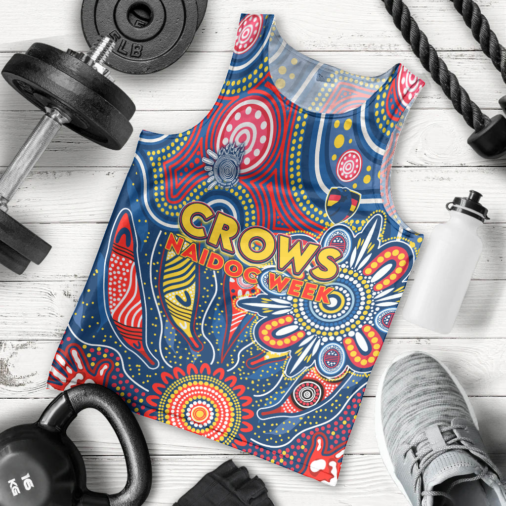 Personalised Lions NAIDOC Week 2024 Men Tank Top Aussie Aboriginal Art - Vibe Hoodie Shop