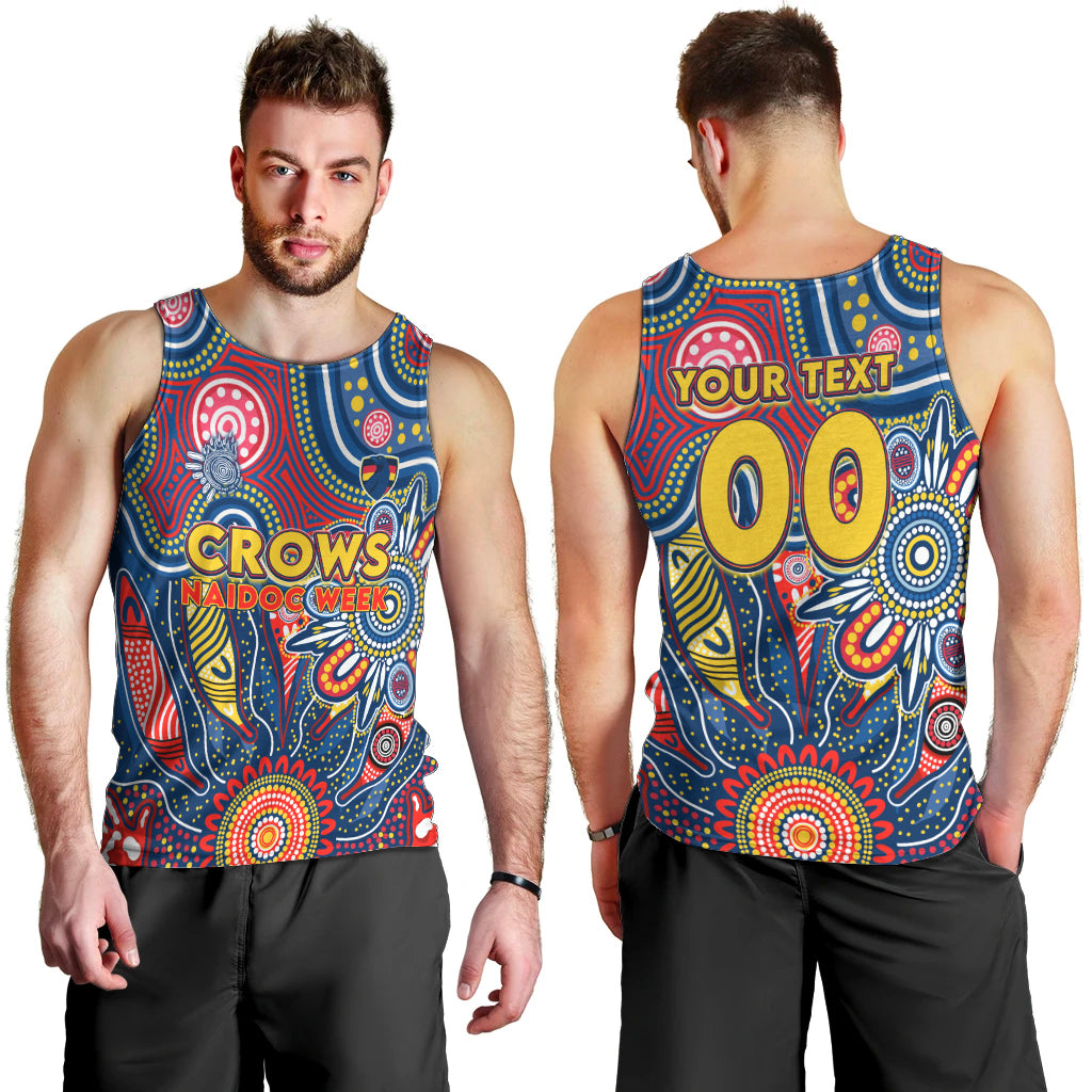 Personalised Lions NAIDOC Week 2024 Men Tank Top Aussie Aboriginal Art - Vibe Hoodie Shop