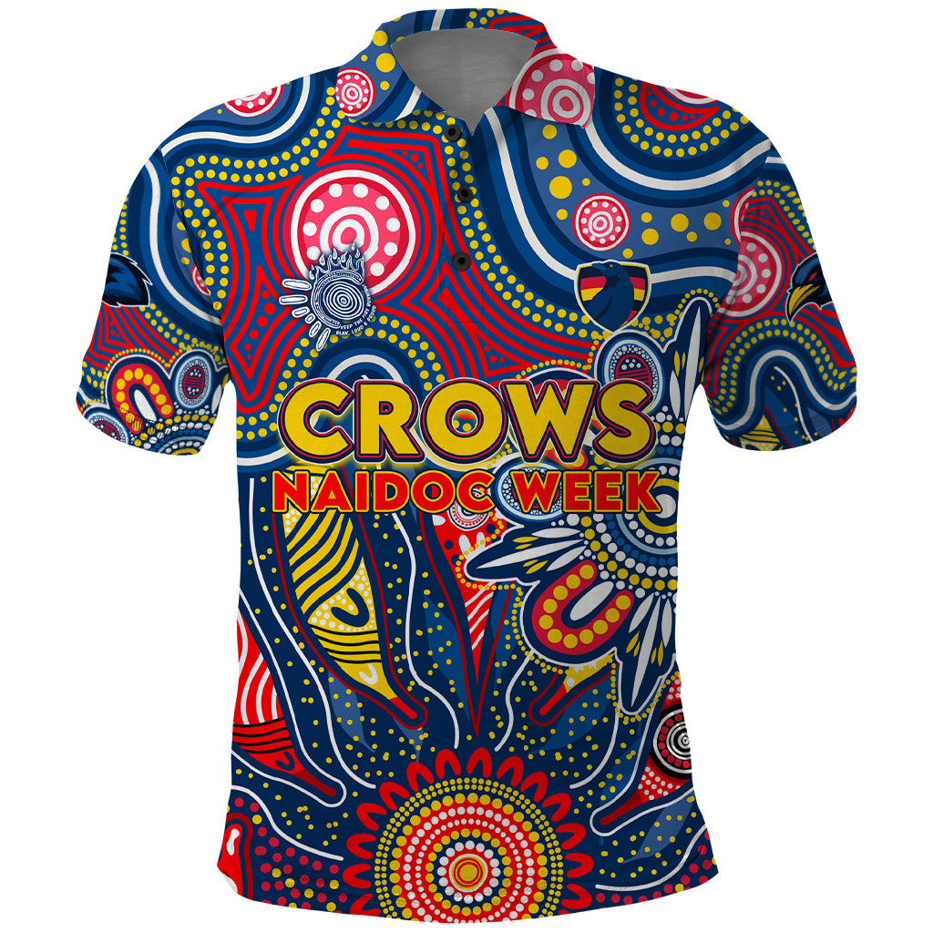 Personalised Lions NAIDOC Week 2024 Polo Shirt Aussie Aboriginal Art - Vibe Hoodie Shop