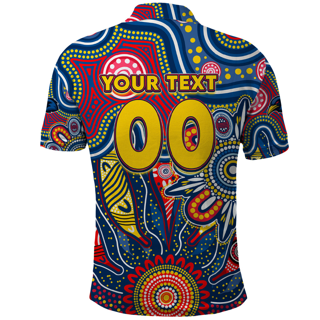 Personalised Lions NAIDOC Week 2024 Polo Shirt Aussie Aboriginal Art - Vibe Hoodie Shop