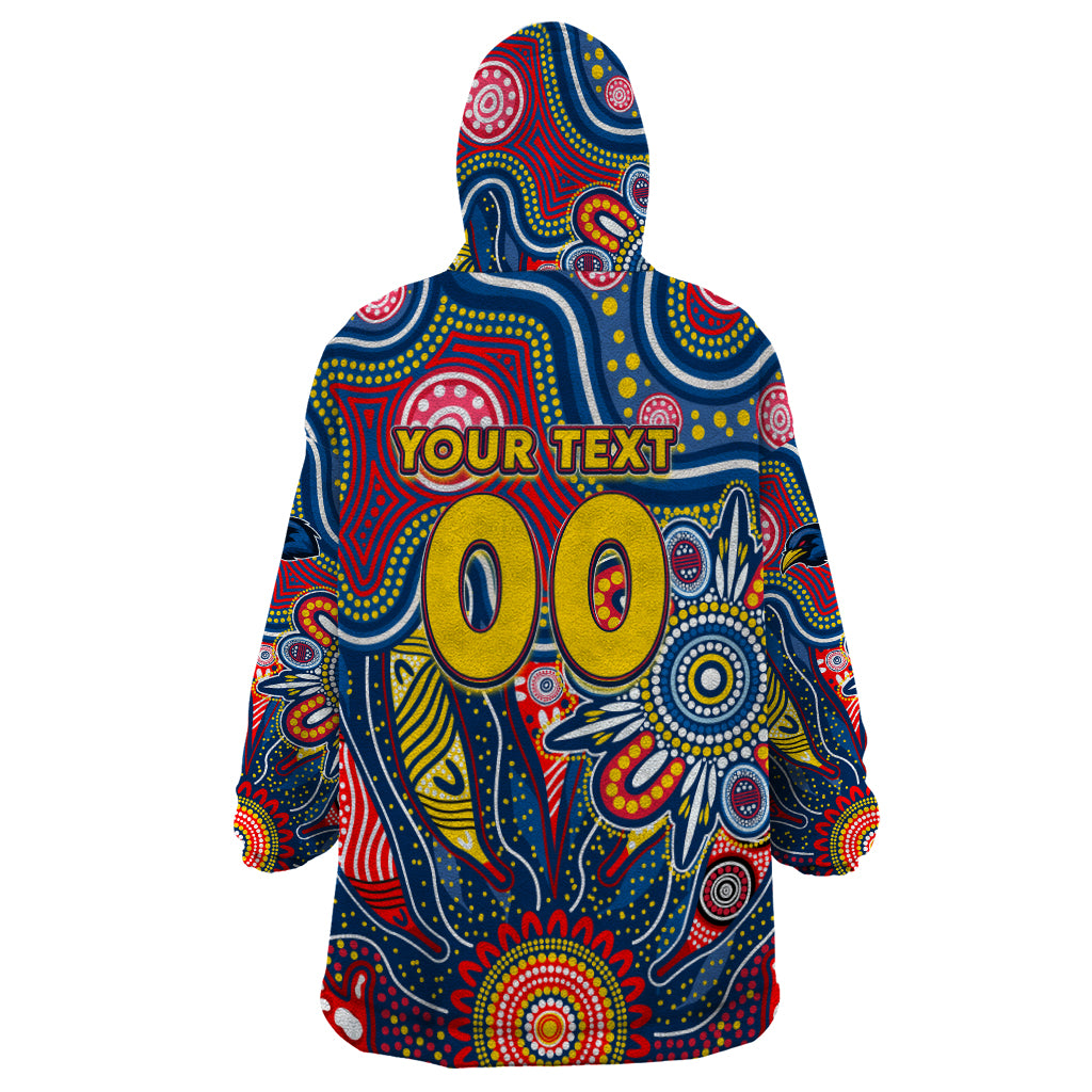 Personalised Lions NAIDOC Week 2024 Wearable Blanket Hoodie Aussie Aboriginal Art - Vibe Hoodie Shop