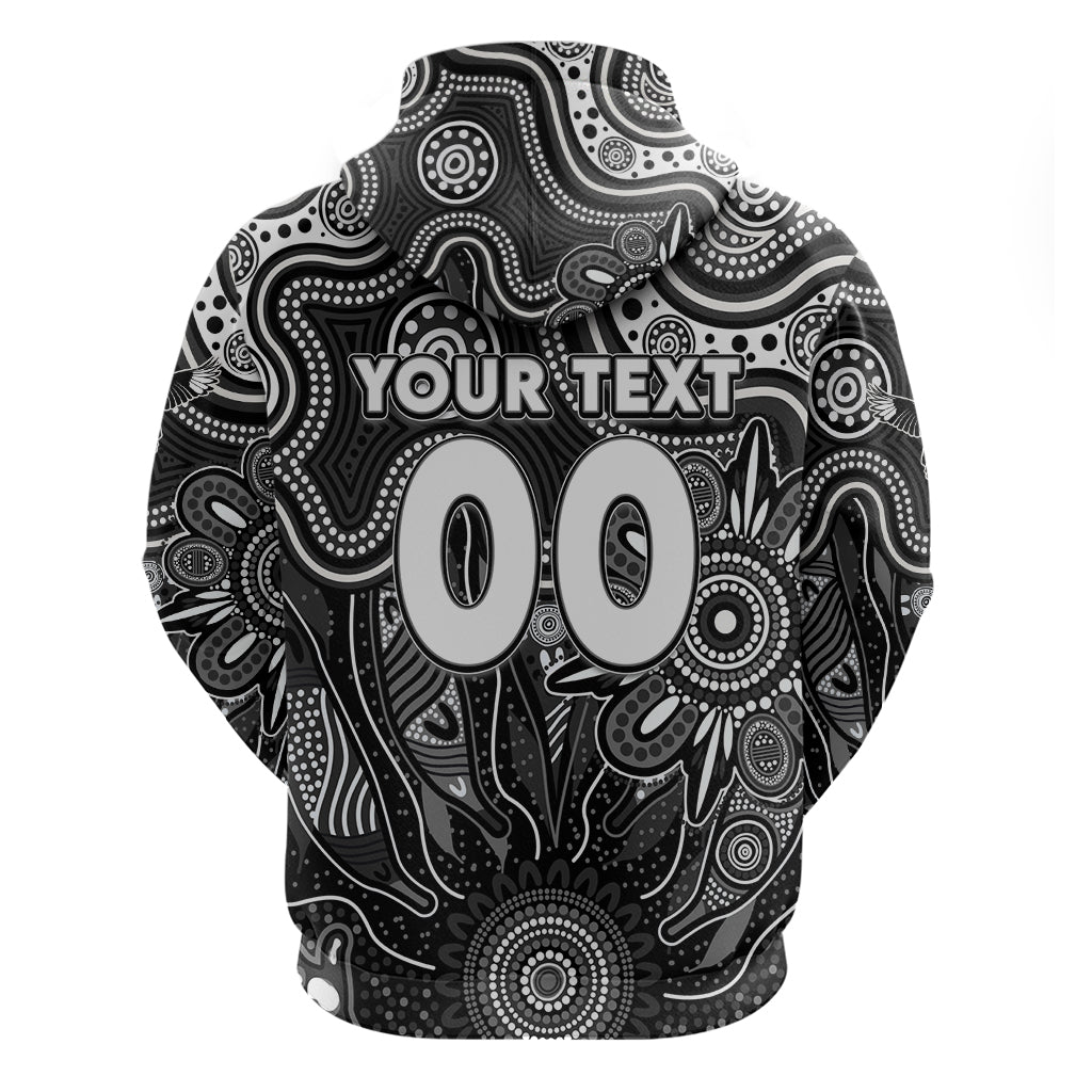 Personalised Magpies NAIDOC Week 2024 Hoodie Aussie Aboriginal Art - Vibe Hoodie Shop