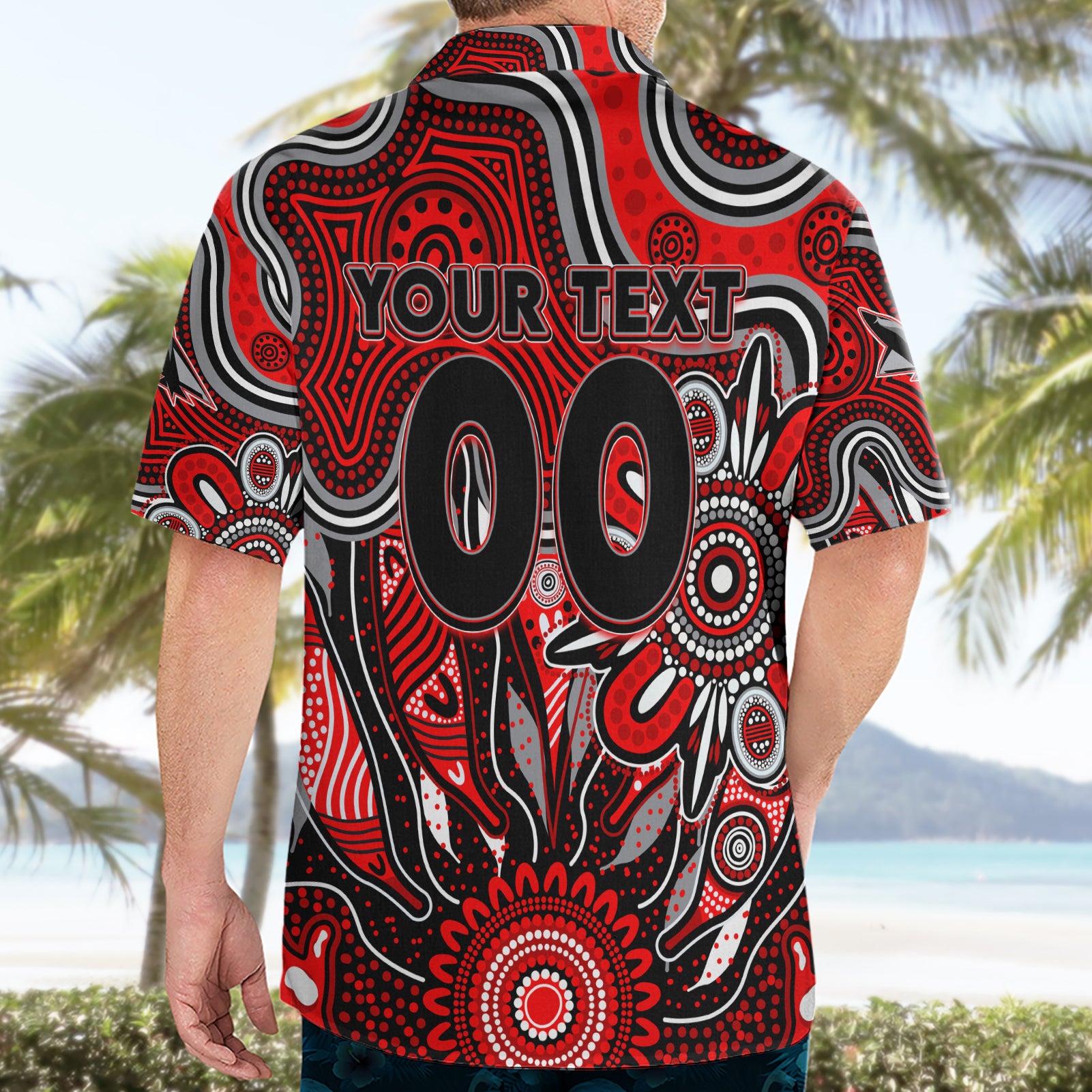 Personalised Bombers NAIDOC Week 2024 Hawaiian Shirt Aussie Aboriginal Art - Vibe Hoodie Shop