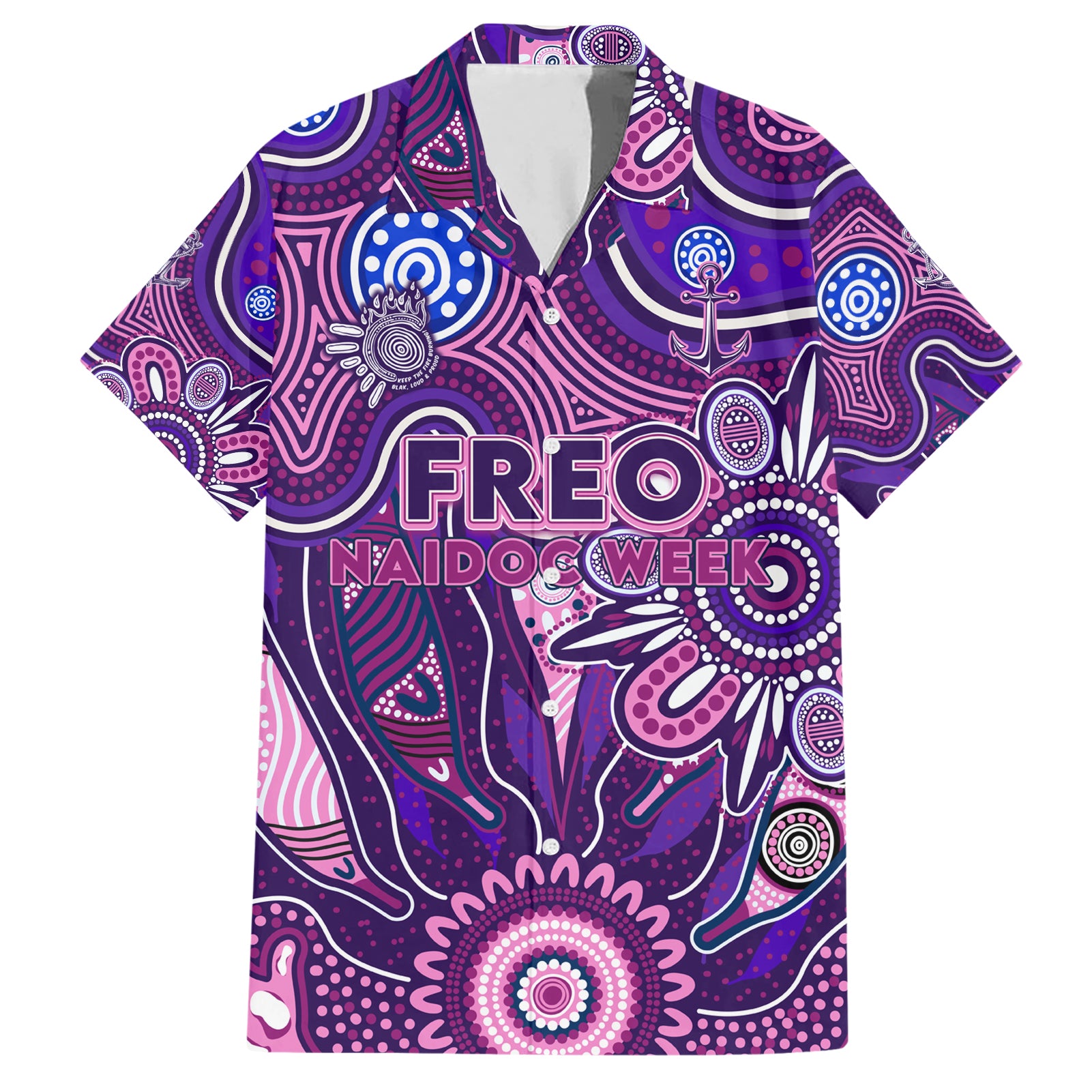 Personalised Freo NAIDOC Week 2024 Hawaiian Shirt Aussie Aboriginal Art - Vibe Hoodie Shop