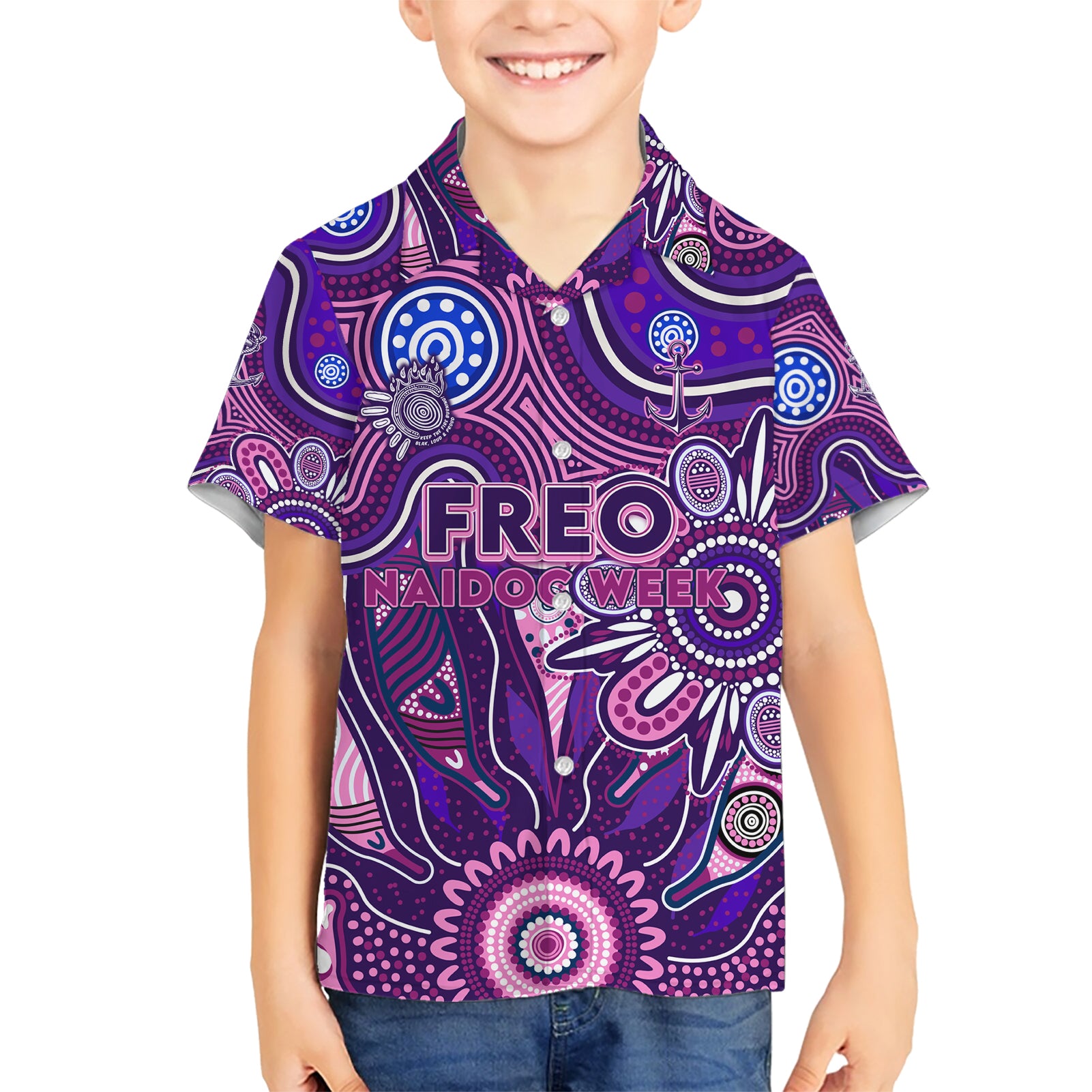 Personalised Freo NAIDOC Week 2024 Hawaiian Shirt Aussie Aboriginal Art - Vibe Hoodie Shop