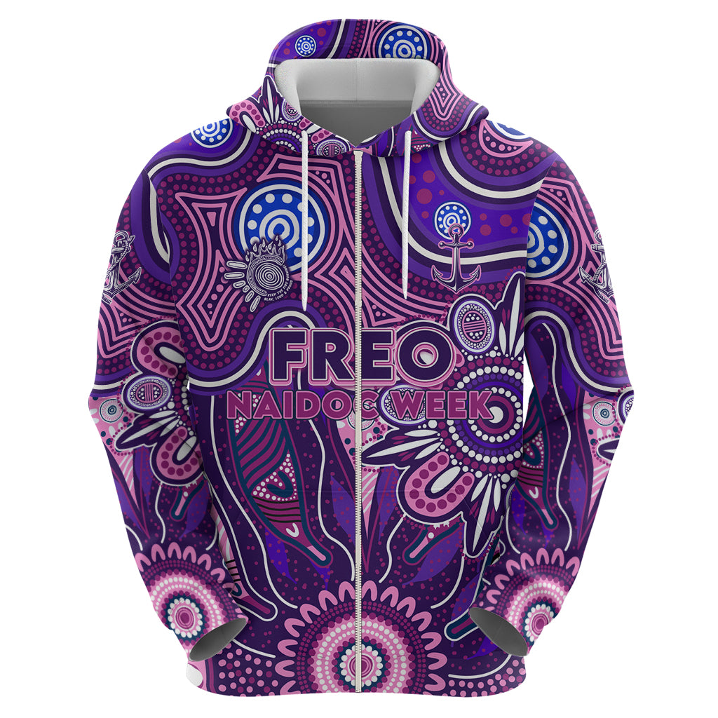 Personalised Freo NAIDOC Week 2024 Hoodie Aussie Aboriginal Art - Vibe Hoodie Shop