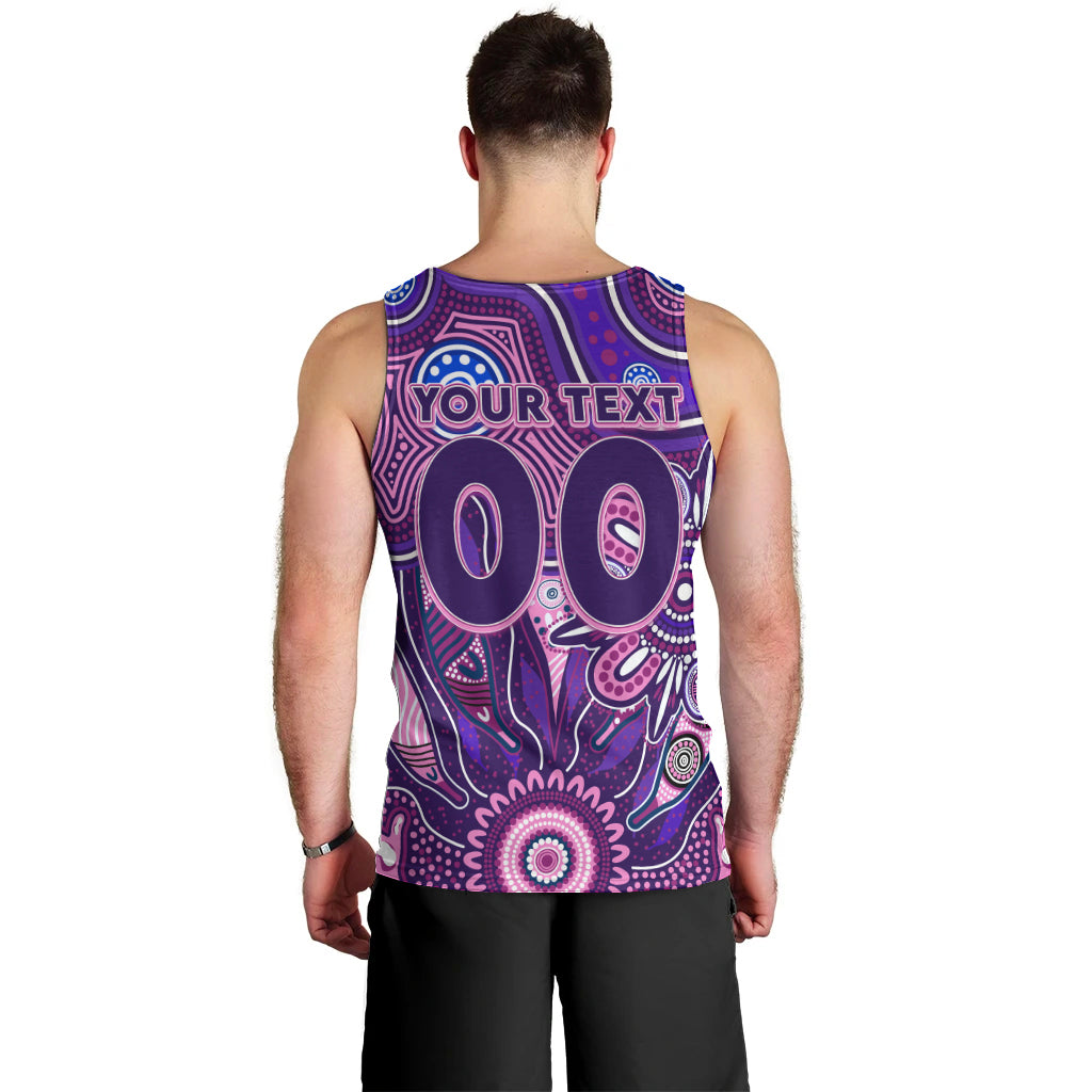 Personalised Freo NAIDOC Week 2024 Men Tank Top Aussie Aboriginal Art - Vibe Hoodie Shop