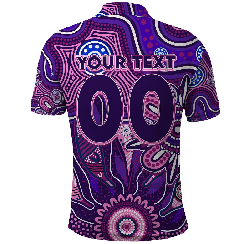 Personalised Freo NAIDOC Week 2024 Polo Shirt Aussie Aboriginal Art - Vibe Hoodie Shop