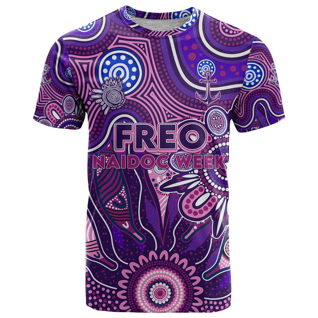 Personalised Freo NAIDOC Week 2024 T Shirt Aussie Aboriginal Art - Vibe Hoodie Shop