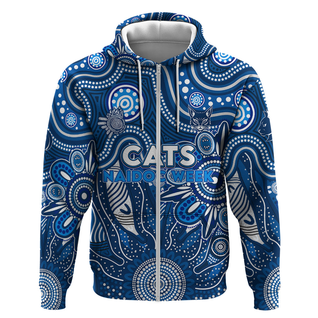 Personalised Cats NAIDOC Week 2024 Hoodie Aussie Aboriginal Art - Vibe Hoodie Shop
