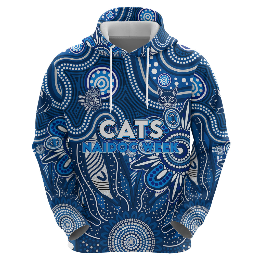 Personalised Cats NAIDOC Week 2024 Hoodie Aussie Aboriginal Art - Vibe Hoodie Shop